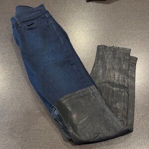 J Brand Denim & genuine leather pants